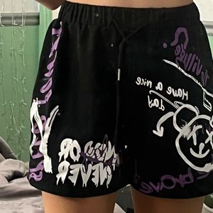 SOLD!! Graphic SweatShorts From SHEIN!